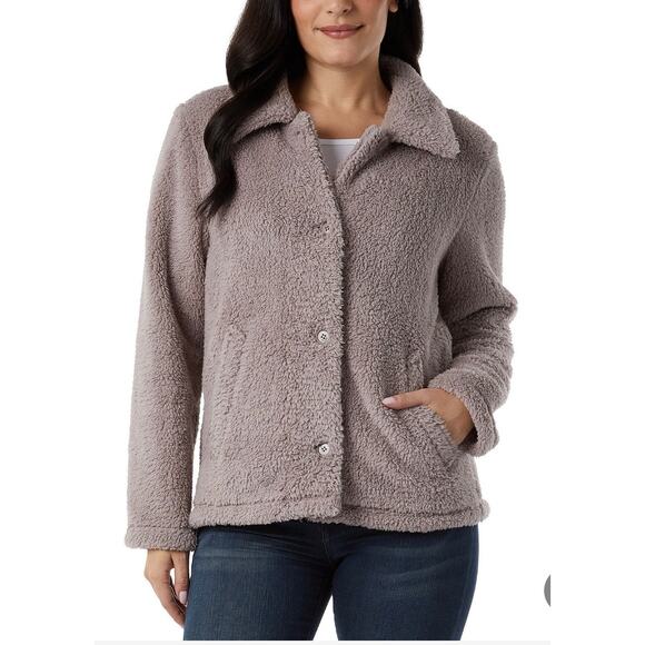 32 Degrees Heat Jackets & Blazers - 32 Degrees Heat Women's Cozy Fleece Jacket NWT Purple L Perfect for 3 Seasons!